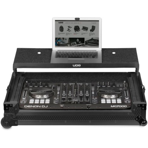 UDG GEAR U91054BL - FC MULTI FORMAT XXL BLACK PLUS (LAPTOP SHELF, TROLLEY & WHEELS)