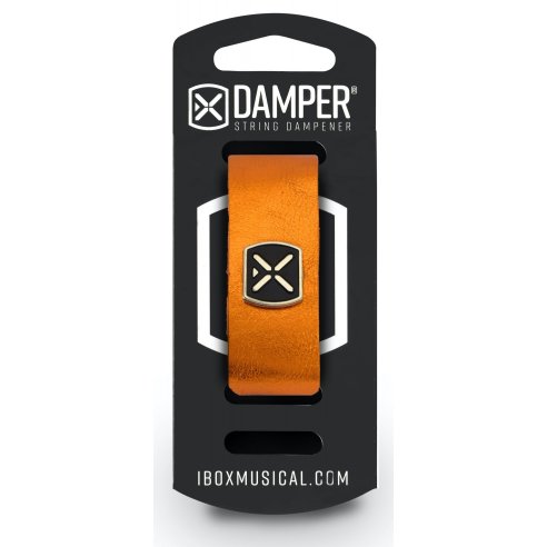 IBOX MUSICAL DAMPER DM SM03 METALLIC ORANGE LEATHER