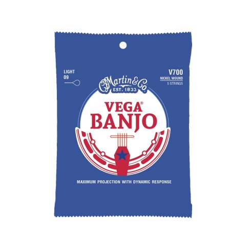 C.F. Martin & Co. V700 Vega Banjo Strings Light Nickel Wound
