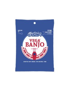 C.F. Martin & Co. V740 Vega Banjo Strings Medium Monel Wound