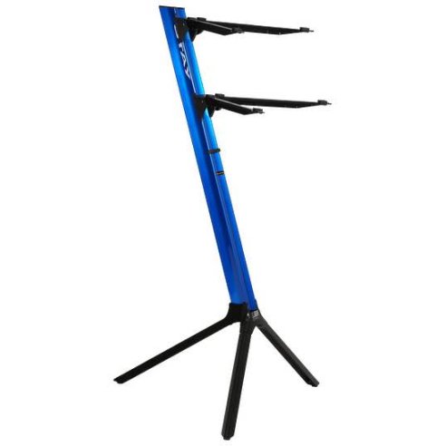 STAY MUSIC STANDS Stay  1100/2 - Slim Model - 290 Mm Curved  - Blue