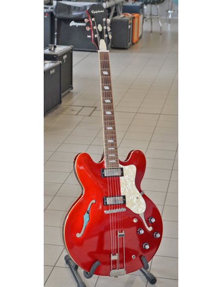 EPIPHONE RIVIERA FREQUENSATOR TAILPIECE SPARKLING BURGUNDY + CASE