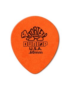 Dunlop 413R Tortex Tear Drop Orange .60