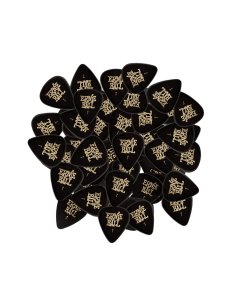 Ernie Ball Plettri Standard Neri Thin, Busta da 144