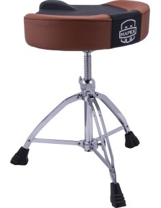 MAPEX IT T855BR SEGGIOLINO A SELLA LEATHERETTE TRASPIRANTE BROWN 2