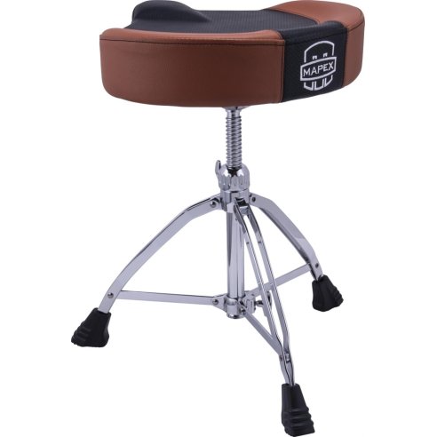 MAPEX IT T855BR SEGGIOLINO A SELLA LEATHERETTE TRASPIRANTE BROWN