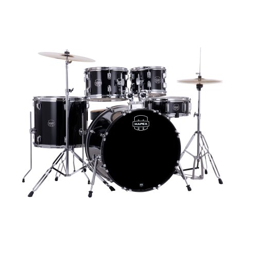 MAPEX IT CM5294FTCDK COMET ROCK 5 PEZZI DARK BLACK CON PIATTI