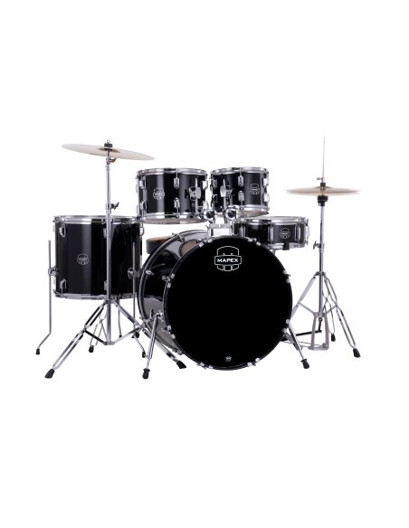 MAPEX IT CM5294FTCDK COMET ROCK 5 PEZZI DARK BLACK CON PIATTI