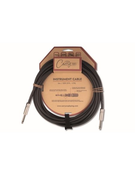 CARRY ON CARRY-ON-CABLE-6M-SS - INSTRUMENT CABLE 6M DRITTO/DRITTO