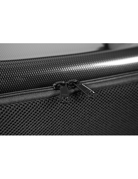BAM ITALIA 5301XLSC HIGHTECH OBLONG VIOLA CASE SILVER CARBON