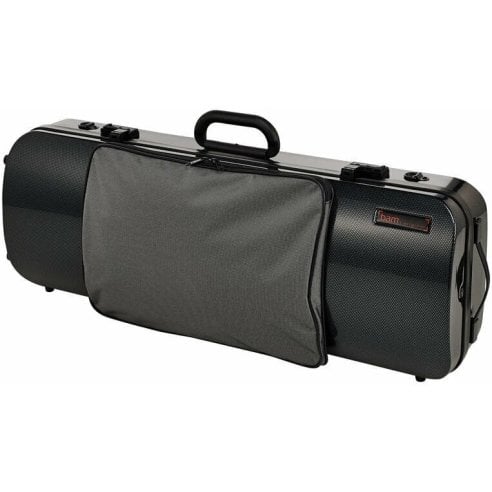 BAM ITALIA 5202XLC CUSTODIA HIGHTECH OBLONG COMPACT SIZE PER VIOLA POCKET - BLACK CARBON