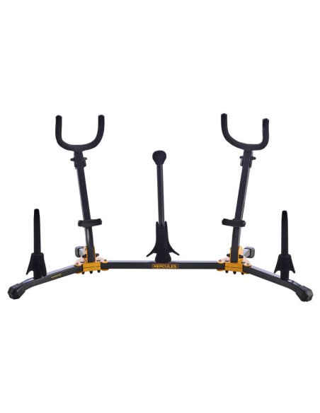 HERCULES DS538B 2 SAX, 1 SOPRANO, 2 CLARINO/FLAUTO STAND
