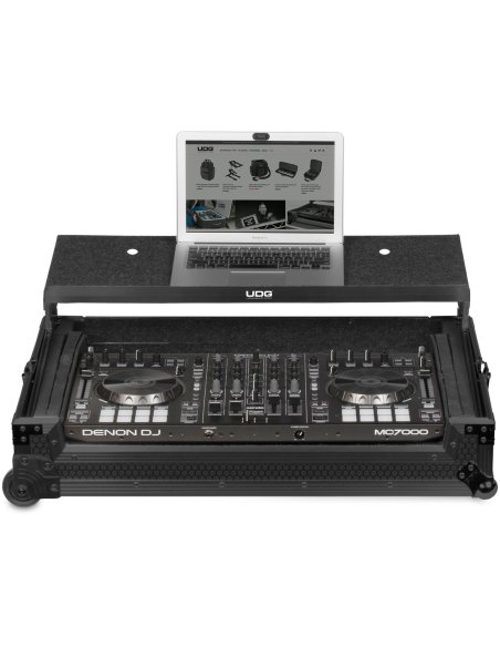 UDG U91054BL - FC MULTI FORMAT XXL BLACK PLUS (LAPTOP SHELF, TROLLEY & WHEELS)
