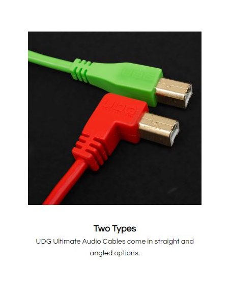 UDG U95001OR - ULTIMATE AUDIO CABLE  USB 2.0 A-B ORANGE STRAIGHT 1M