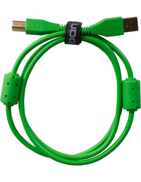 UDG U95003GR - ULTIMATE AUDIO CABLE USB 2.0 A-B GREEN STRAIGHT  3M