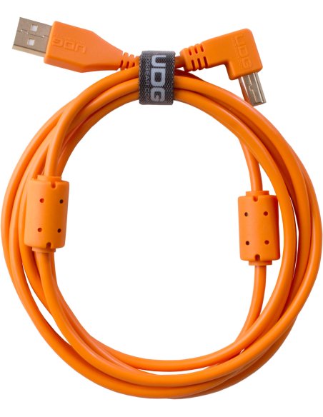 UDG U95005OR - ULTIMATE AUDIO CABLE USB 2.0 A-B ORANGE ANGLED 2M