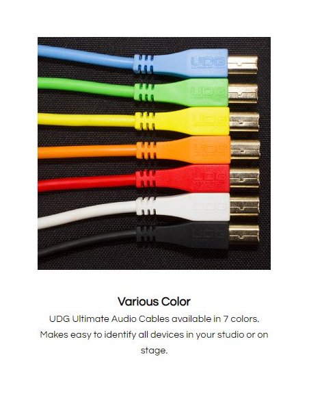 UDG U95005BL - ULTIMATE AUDIO CABLE USB 2.0 A-B BLACK 2M