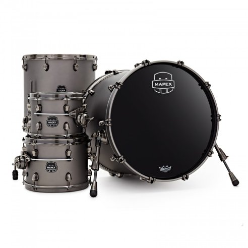 MAPEX IT SE529XMBPG SATURN EVOLUTION MAPLE ROCK 4 PEZZI GUN METAL GREY