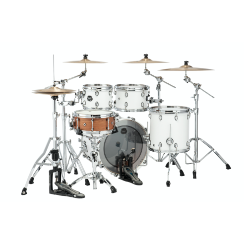 MAPEX IT SR504XRM SATURN NEW FUSION 4 PEZZI SATIN WHITE