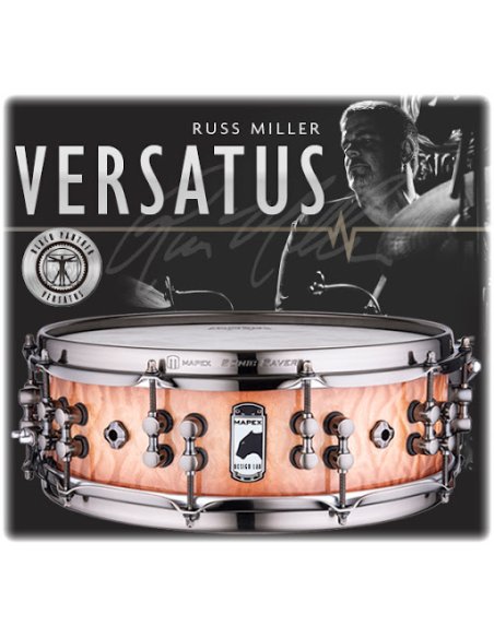 MAPEX IT BPDLMH4460LPW RULLANTE BLACK PANTHER DESIGN LAB VERSATUS 14X4,625 RUSS MILLER
