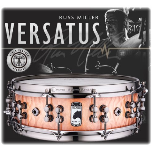 MAPEX IT BPDLMH4460LPW RULLANTE BLACK PANTHER DESIGN LAB VERSATUS 14X4,625 RUSS MILLER