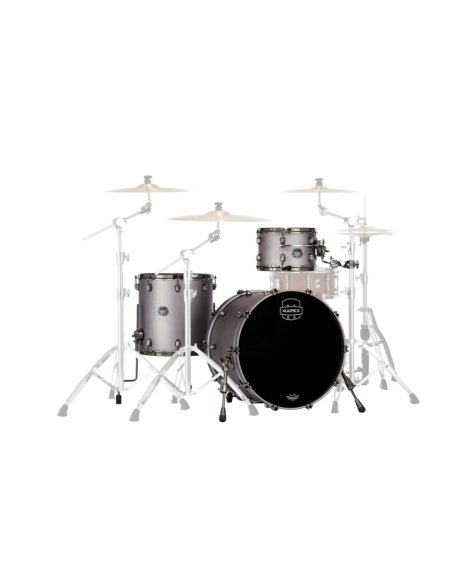 MAPEX IT SE426XHBPG SATURN EVOLUTION HYBRID ORGANIC ROCK 3 PEZZI GUN METAL GREY