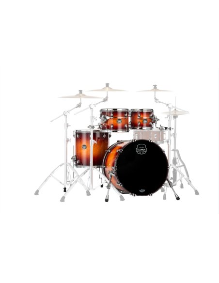 MAPEX IT SE504XMPO SATURN EVOLUTION MAPLE FUSION 4 PEZZI EXOTIC SUNBURST