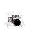 MAPEX IT SE529XBBPG SATURN EVOLUTION BIRCH ROCK 4 PEZZI GUN METAL GREY