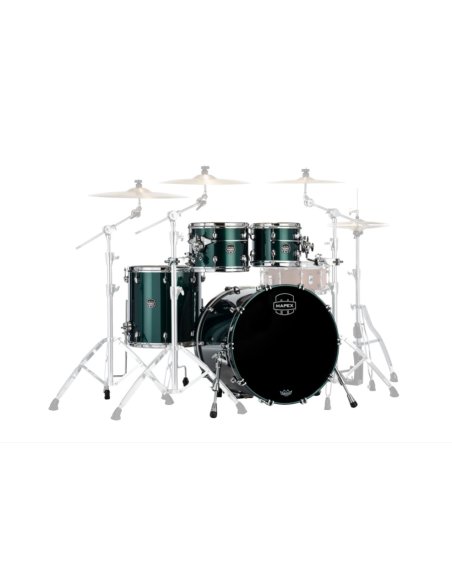 MAPEX IT SE529XMPQ SATURN EVOLUTION MAPLE ROCK 4 PEZZI BRUNSWICK GREEN
