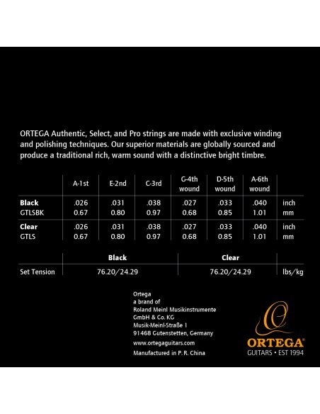 ORTEGA GTLSBK