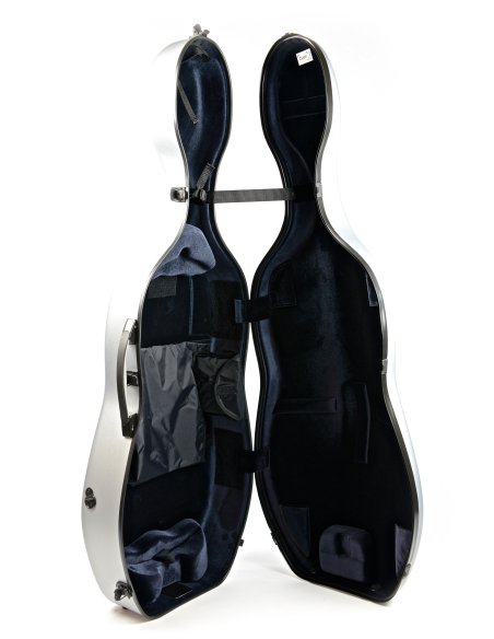 BAM ITALIA 1002XLSN CUSTODIA HIGHTECH REGOLABILE PER VIOLONCELLO - METALLIC SILVER