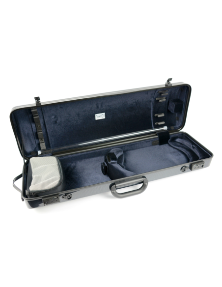 BAM ITALIA 2001XLC CUSTODIA HIGHTECH OBLONG PER VIOLINO - BLACK CARBON
