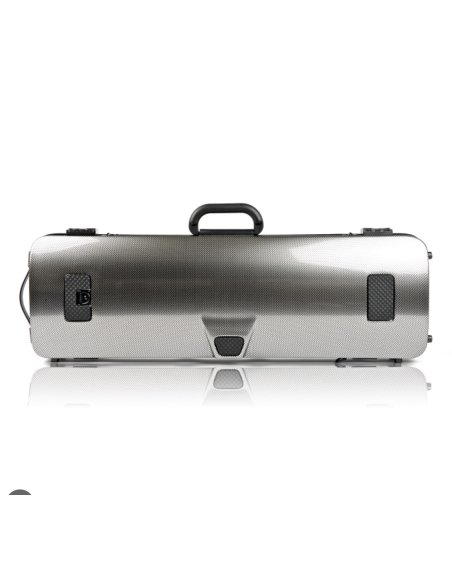 BAM ITALIA 2001XLSC CUSTODIA HIGHTECH OBLONG PER VIOLINO - SILVER CARBON
