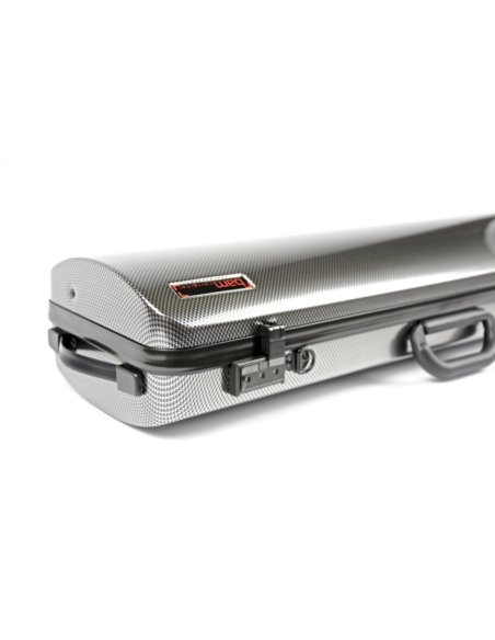 BAM ITALIA 2001XLSC CUSTODIA HIGHTECH OBLONG PER VIOLINO - SILVER CARBON