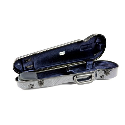 BAM ITALIA 2002XLC CUSTODIA HIGHTECH CONTOURED PER VIOLINO - BLACK CARBON