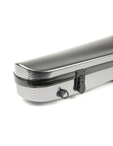 BAM ITALIA 2002XLSC CUSTODIA HIGHTECH CONTOURED PER VIOLINO - SILVER CARBON