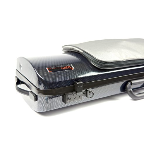 BAM ITALIA 2011XLC CUSTODIA HIGHTECH OBLONG PER VIOLINO POCKET - BLACK CARBON