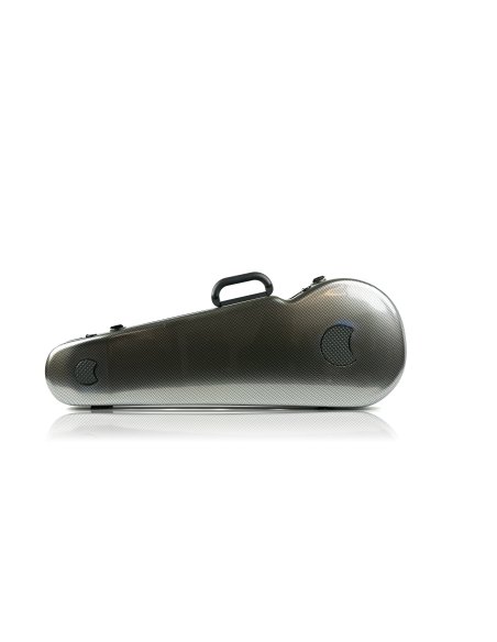 BAM ITALIA 2200XLSC CUSTODIA HIGHTECH CONTOURED PER VIOLA - SILVER CARBON
