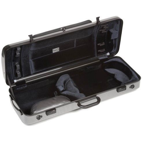 BAM ITALIA 2202XLSC CUSTODIA HIGHTECH OBLONG PER VIOLA POCKET - SILVER CARBON