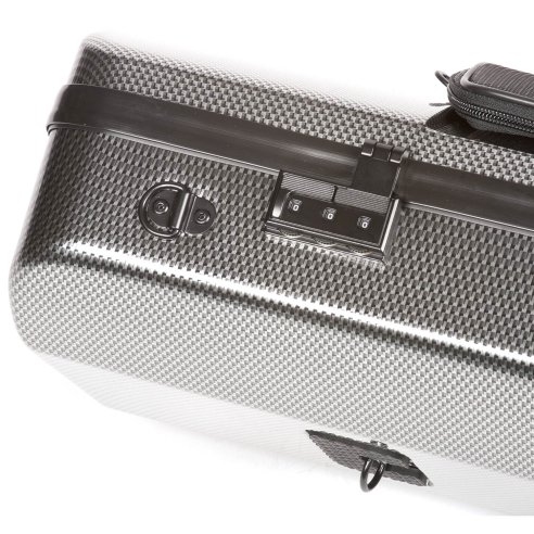 BAM ITALIA 2202XLSC CUSTODIA HIGHTECH OBLONG PER VIOLA POCKET - SILVER CARBON