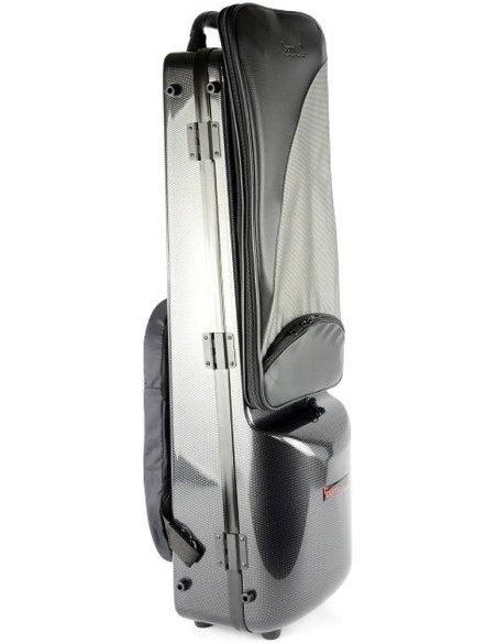BAM ITALIA 3026XLC CUSTODIA TREKKING PER CLARINETTO BASSO DISCENDENTE AL DO - BLACK CARBON