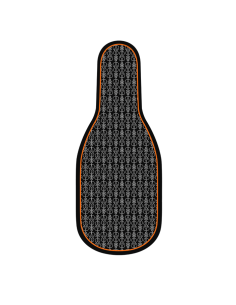 BAM ITALIA BFIC-0047 DOPPIO STRATO IN SETA PER BORSA PER VIOLINO - ORANGE 2
