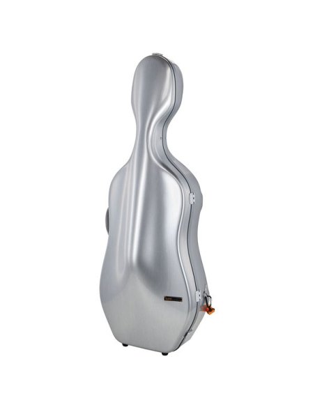 BAM ITALIA DEF1005XLA CUSTODIA HIGHTECH LA DEFENSE OBLONG PER VIOLONCELLO - BRUSHED ALUMINUM