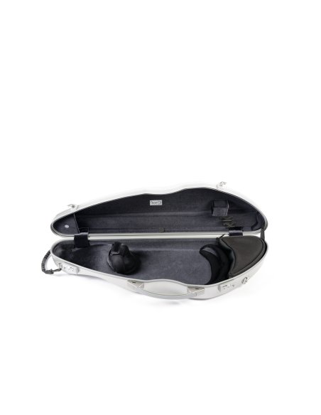 BAM ITALIA DEF2000XLA CUSTODIA HIGHTECH LA DEFENSE SLIM PER VIOLINO - BRUSHED ALUMINUM