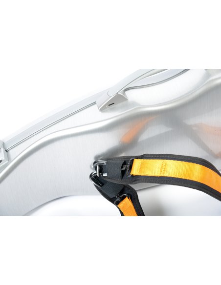 BAM ITALIA DEF2000XLA CUSTODIA HIGHTECH LA DEFENSE SLIM PER VIOLINO - BRUSHED ALUMINUM