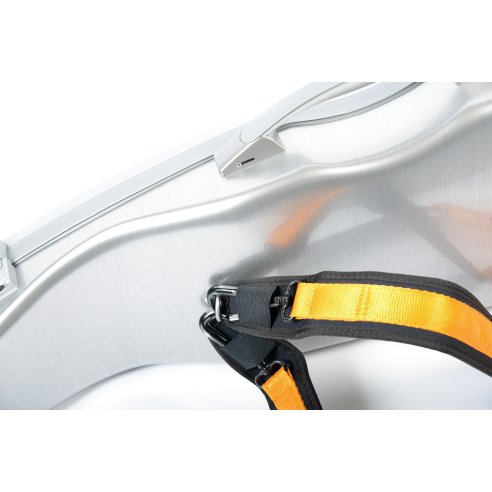 BAM ITALIA DEF2000XLA CUSTODIA HIGHTECH LA DEFENSE SLIM PER VIOLINO - BRUSHED ALUMINUM