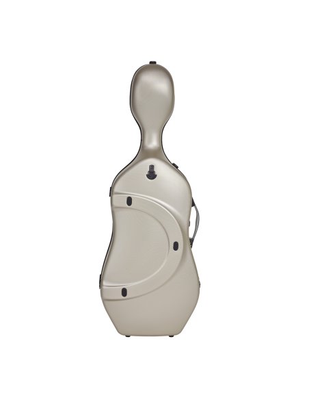 BAM ITALIA SUP1005XLCN CUSTODIA HIGHTECH SUPREME IN POLICARBONATO PER VIOLONCELLO - CHAMPAGNE - BLACK