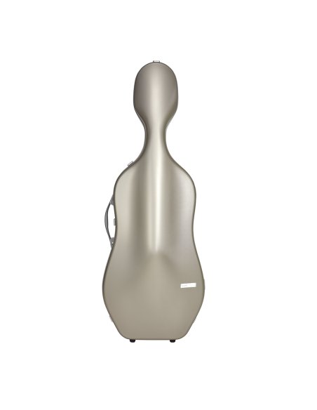 BAM ITALIA SUP1005XLCS CUSTODIA HIGHTECH SUPREME IN POLICARBONATO PER VIOLONCELLO - CHAMPAGNE - SILVER