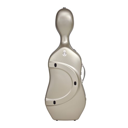 BAM ITALIA SUP1005XLCS CUSTODIA HIGHTECH SUPREME IN POLICARBONATO PER VIOLONCELLO - CHAMPAGNE - SILVER