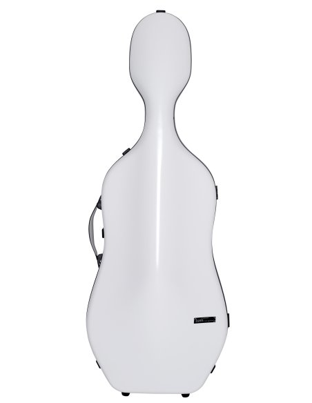 BAM ITALIA SUP1005XLWN CUSTODIA HIGHTECH SUPREME ICE IN POLICARBONATO PER VIOLONCELLO - WHITE - BLACK VERSION